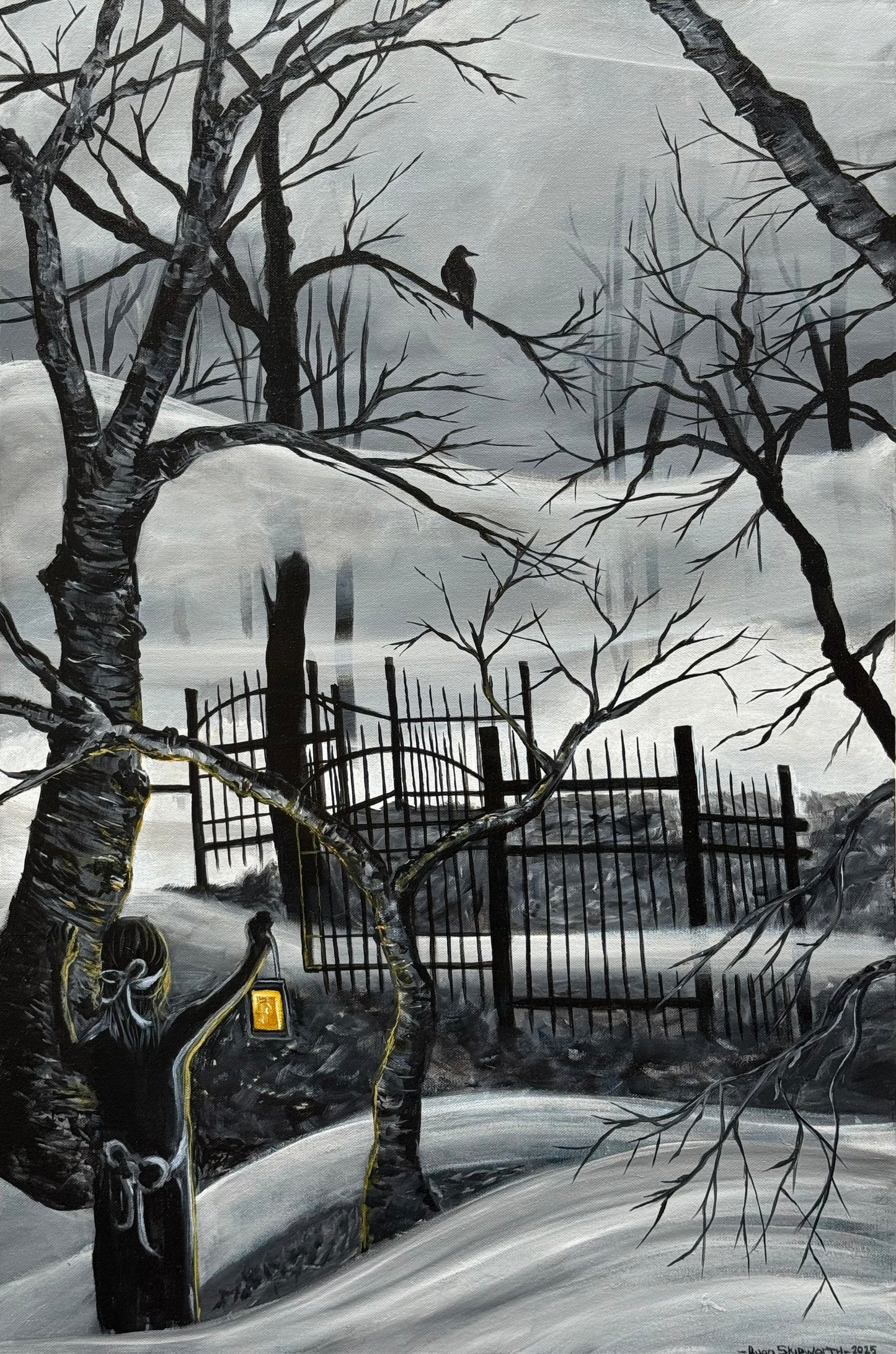 Original Acrylic 24x36 - "Le Sol Creux"