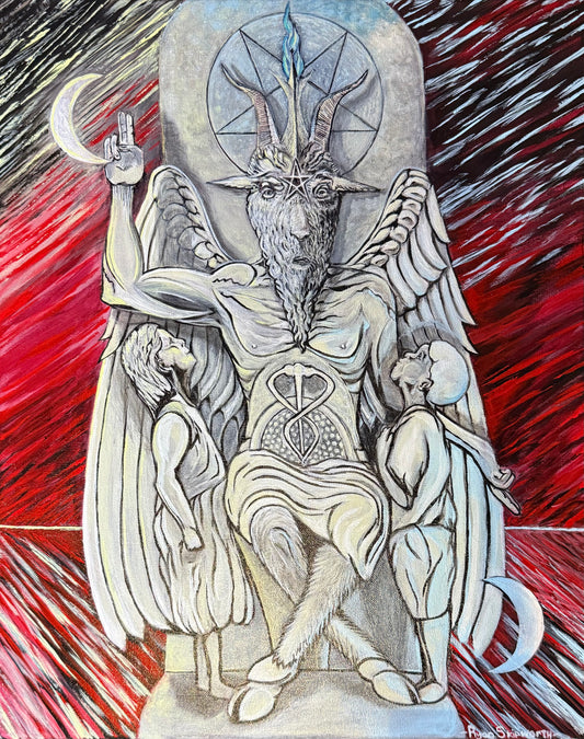 The Baphomet - Original Acrylic 16x20