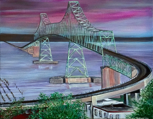 Original Acrylic 18x14 - "Morning Megler"