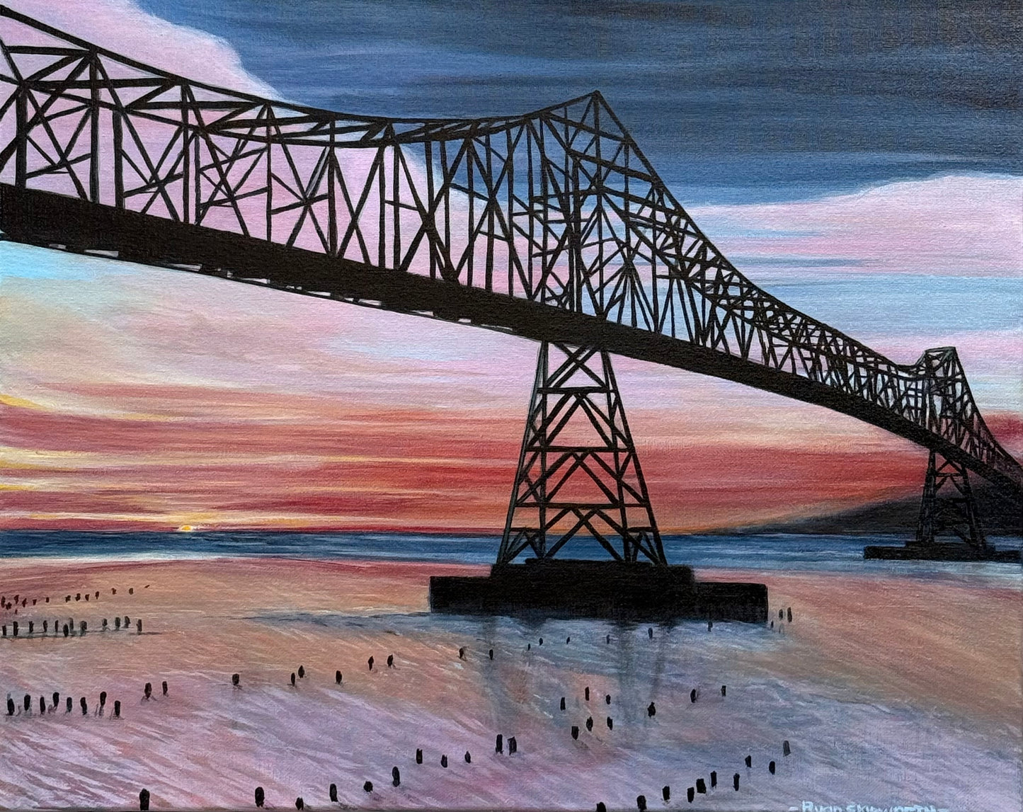 Original Acrylic 20x16 - "Evening Megler"