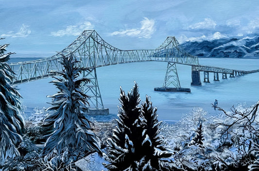 Original Acrylic 36x24 - "Winter Megler"